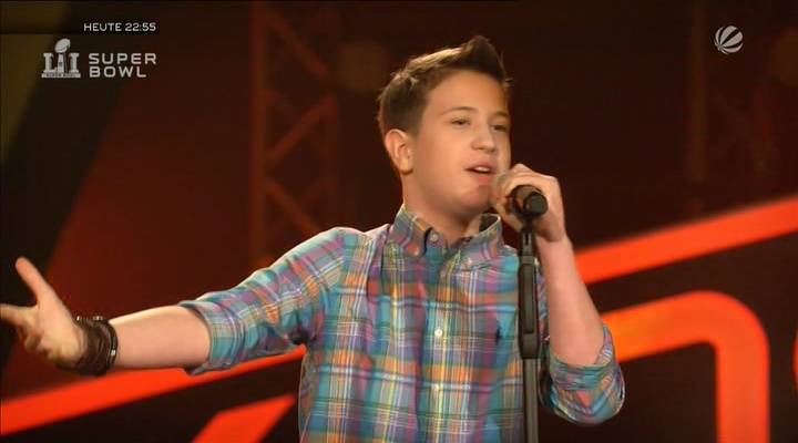 Eric Let Me Entertain You (The Voice Kids Germany 2017) (Blind Audition I)