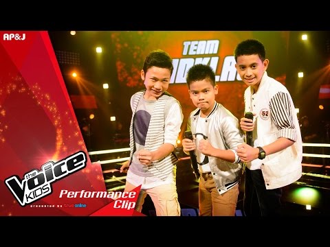 The Voice Kids Thailand - Battle Round - ยะ VS โอเลี้ยง VS ภูมิ - กินข้าวยัง? - 28 Feb 2016