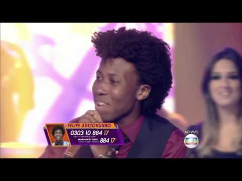 Felipe Adetokunbo canta 'Isn't She Lovely' no The Voice Kids - Shows ao Vivo | Temporada 1