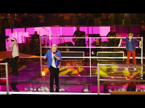 Angus, Ky and Robbie Sing I'm A Believer | The Voice Kids Australia 2014