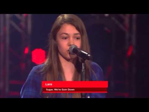 Lara - Sugar, We're Going Down | Blind Audition | The Voice Kids Germany 2016