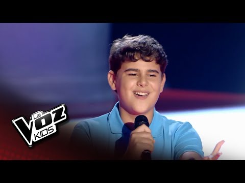 Óscar: "Grande Amore" – Audiciones a Ciegas  - La Voz Kids 2018