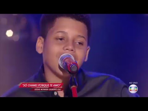 Robert Lucas canta 'Só chamei porque te amo' no The Voice Kids - Semifinal | Temporada 1