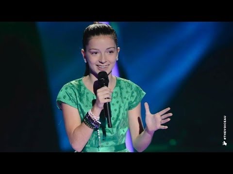 April Sings The Wizard And I | The Voice Kids Australia 2014