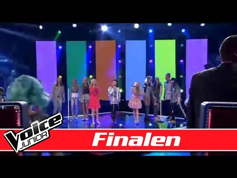 De unge talenter synger: MIKA - We are golden - Voice Junior Danmark - Finalen
