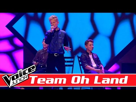 Kasper, Lau & William 'Team Oh Land' synger Julias Moon ‘Bay’ – Voice Junior Battles