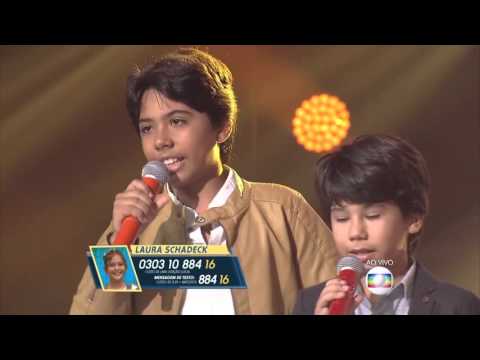 Enzo e Eder cantam 'Fogão de Lenha' no The Voice Kids - Shows ao Vivo | Temporada 1