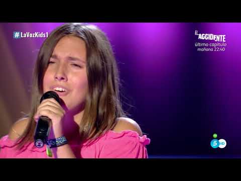 Lucía Cozar: "Por Fin" – Audiciones a Ciegas  - La Voz Kids 2018