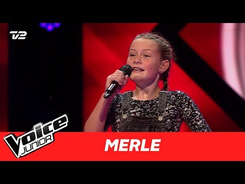 Merle | "Ildebrænd i Byen" af Natasja | Blind 1 | Voice Junior Danmark 2017