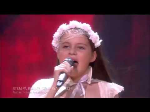 Isabel synger  Sia – ‘California Dreamin’ – Voice Junior   Finale