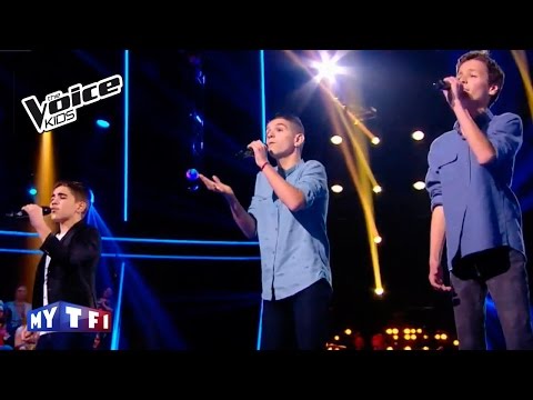 The Voice Kids 2016 | Romain - Jason - Matthieu sur ''Je t'aimais, je t'aime...'' | Battle