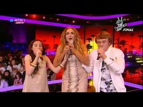 Daniela Mercury com Bruna Guerreiro e Diogo Garcia - "À primeira vista" - Final The Voice Kids
