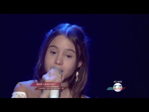 Mari Cardoso canta "Como nossos pais" no The Voice Kids - Shows ao Vivo|Temp 1