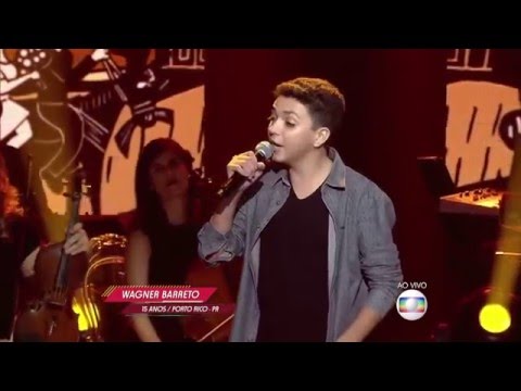 Wagner Barreto canta "Romaria" no palco do The Voice Kids - Shows ao Vivo|Temp 1