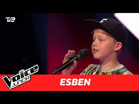 Esben | "I Danmark er jeg født" af Isam B  | Blind 3 | Voice Junior Danmark 2017