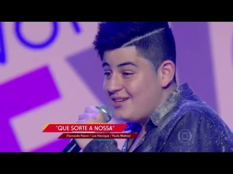 João Vitor canta ‘Que Sorte a Nossa’ no The Voice Kids - Audições|1ª Temporada