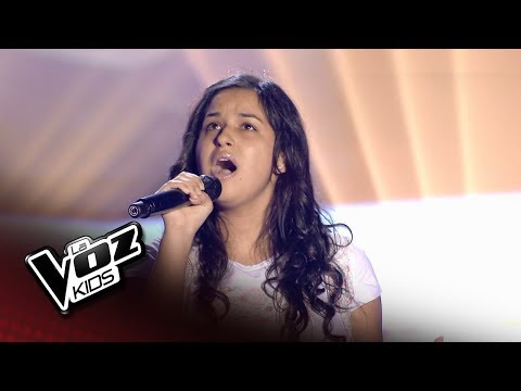 Julia: "How Does A Moment Last Forever" – Audiciones a Ciegas  - La Voz Kids 2018