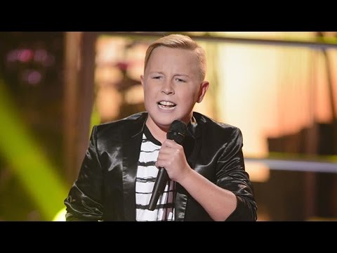 Robbie sings Hey, Soul Sister | The Voice Kids Australia 2014