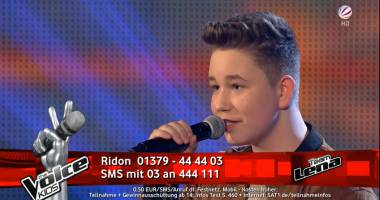 Ridon - Und wenn ein Lied - The Voice Kids Germany 2016.  Финал.