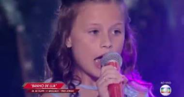 Rafa Gomes canta 'Banho de Lua' no The Voice Kids - Semifinal | Temporada 1