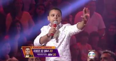 Ryandro Campos canta "Seduzir" no The Voice Kids - Shows ao Vivo|Temp 1