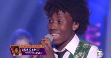 Felipe Adetokunbo canta 'What's going on' no The Voice Kids - Semifinal |Temporada 1
