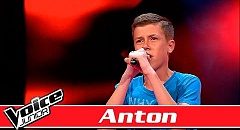 Anton synger: Bruno Mars - 'Grenade' - Voice Junior / Blinds