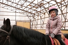Ярослава Дегтярёва на лошади